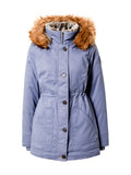 HOLLISTER (F-E) LD22-DTC TEDDY LINED PARKA 8CC $15