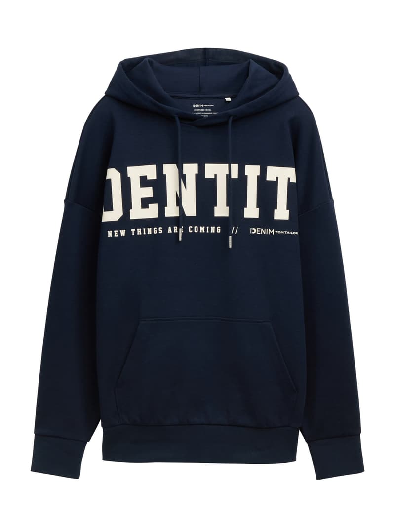 Tom Tailor Denim oversized hoodie with print