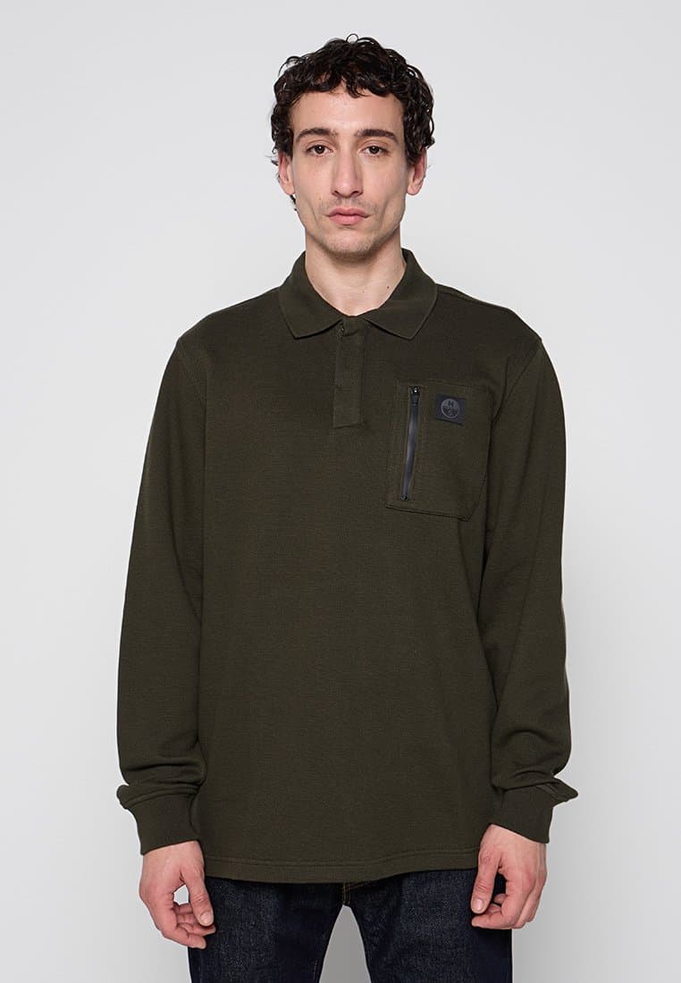 North Sails North Sails POLO LONG SLEEVE W/LOGO (ZZO2PJ338-M00) Homme