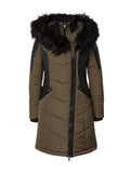 Only ONLNEWLINETTE FUR HOOD COAT OTW