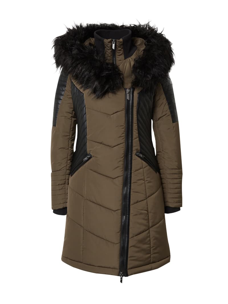 Only ONLNEWLINETTE FUR HOOD COAT OTW